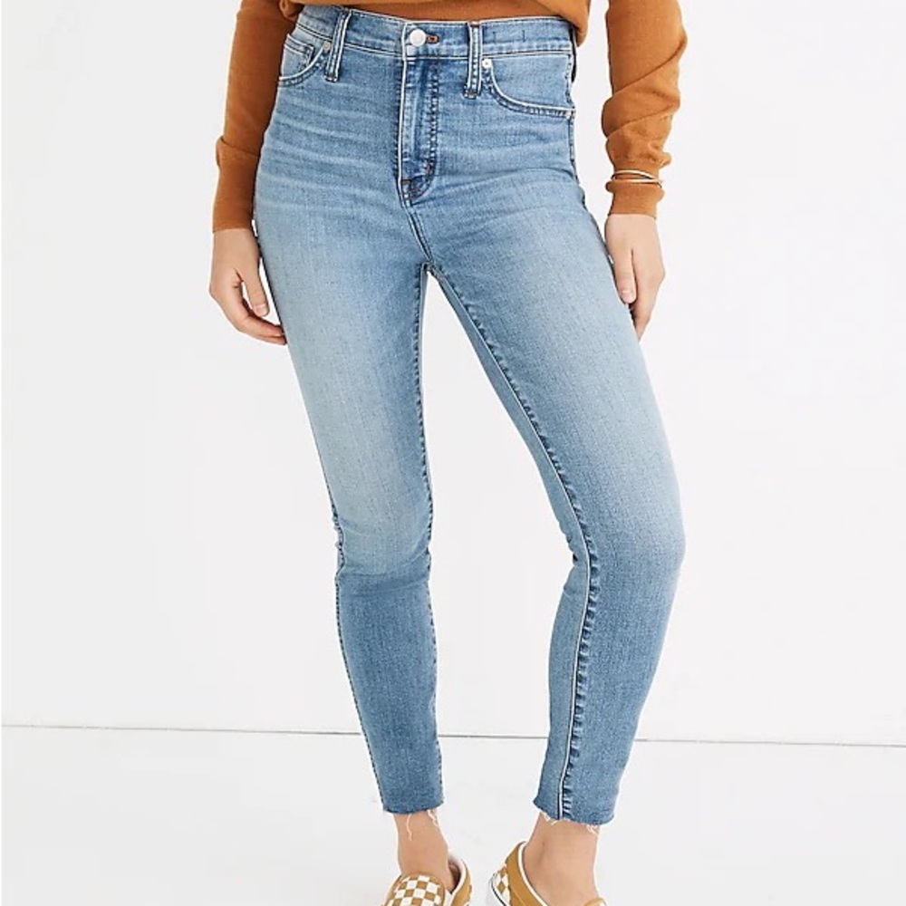 Madewell 10 Inch High Rise Skinny Jeans
